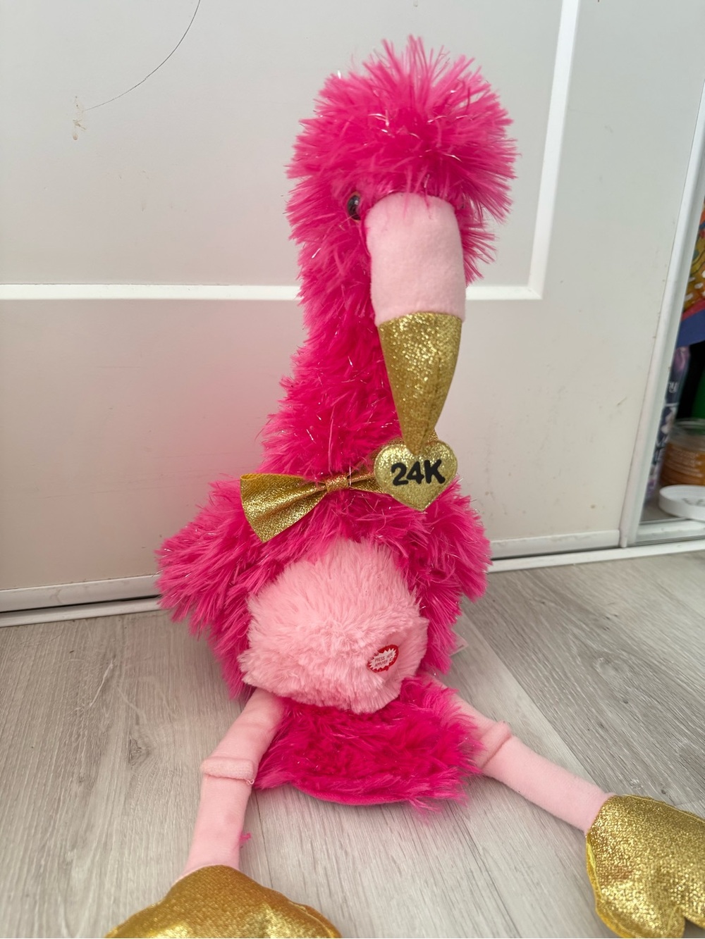The 24K Company Special Effects Pink Flamingo Plush Toy